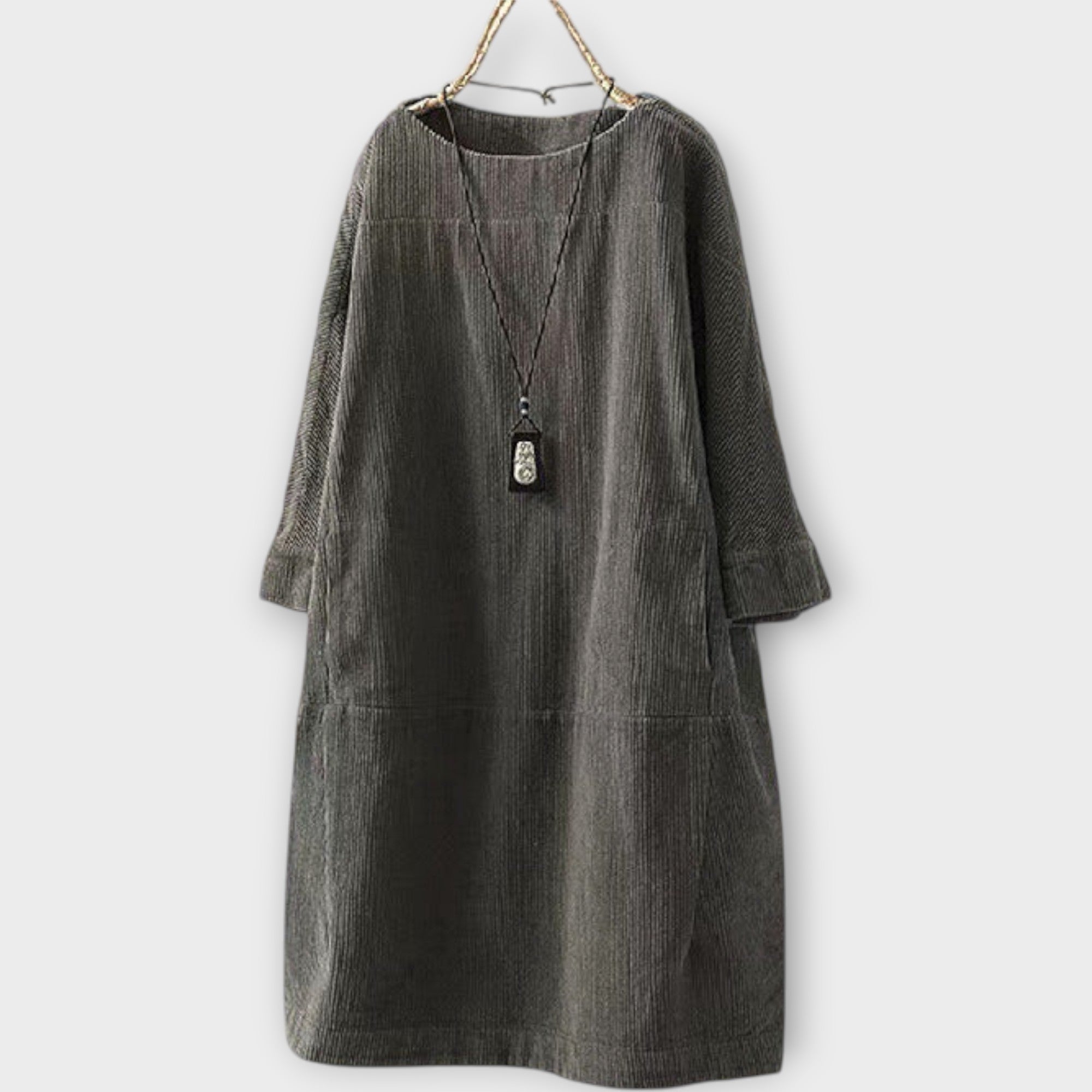 Robe rétro à la coupe décontractée 