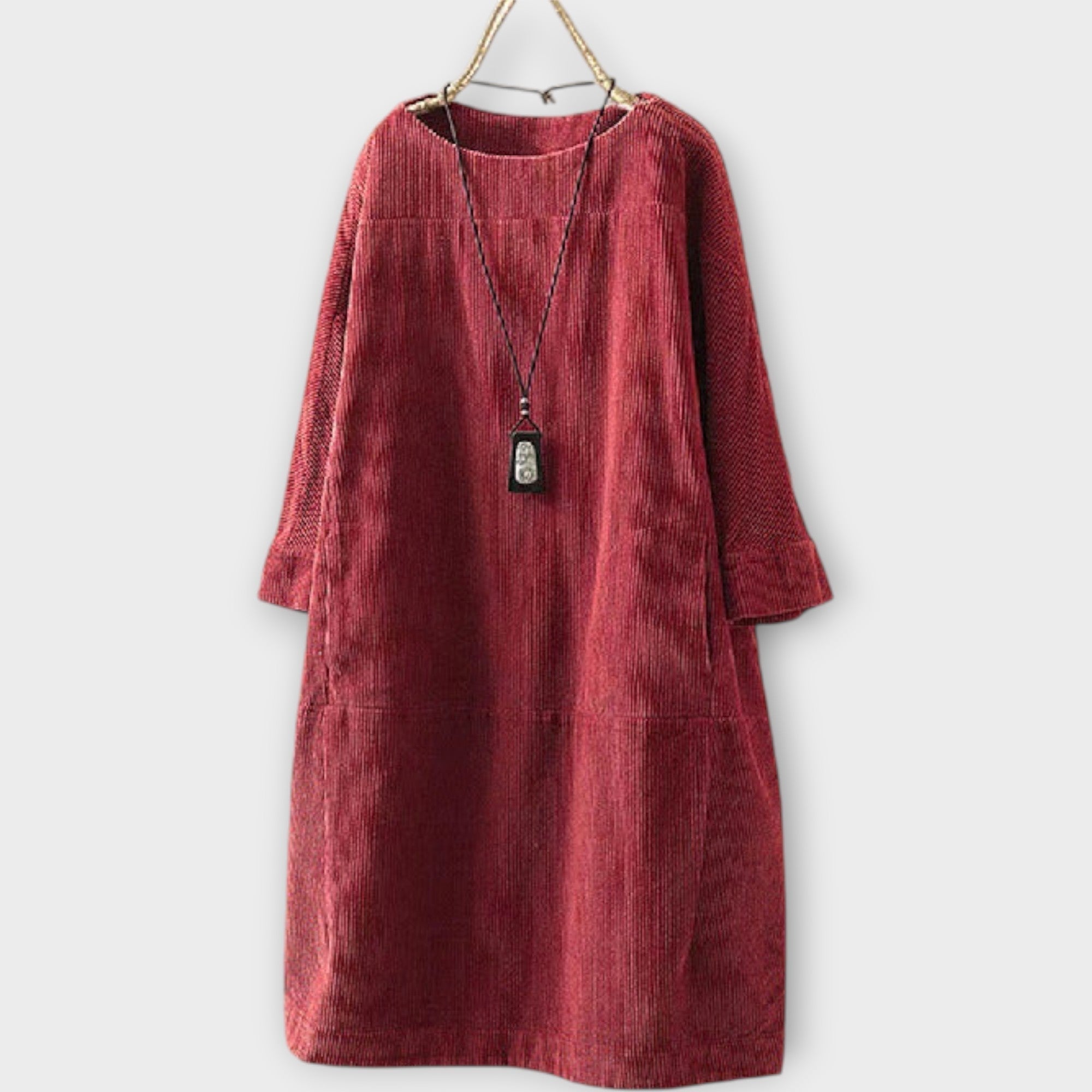 Robe rétro à la coupe décontractée 