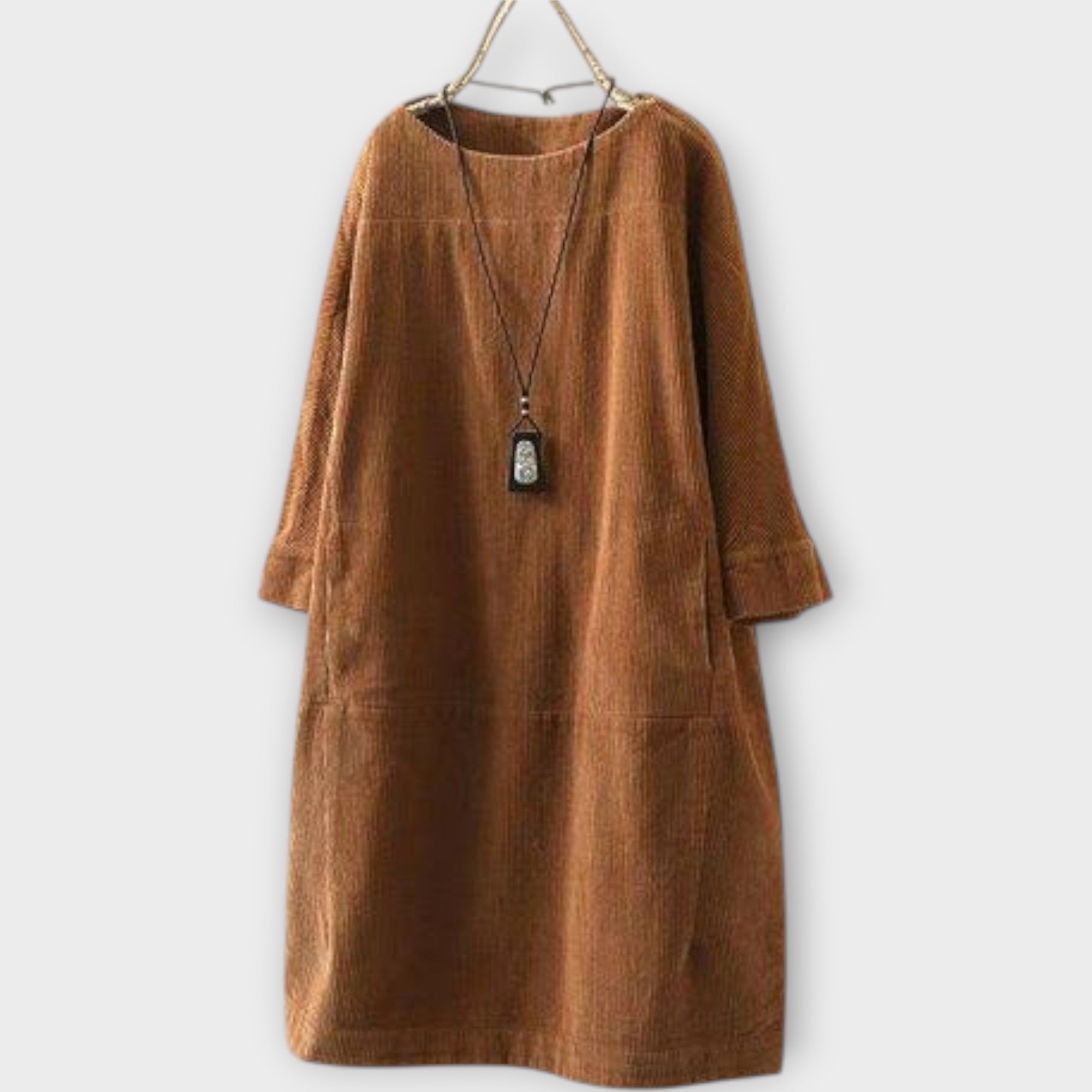 Robe rétro à la coupe décontractée 