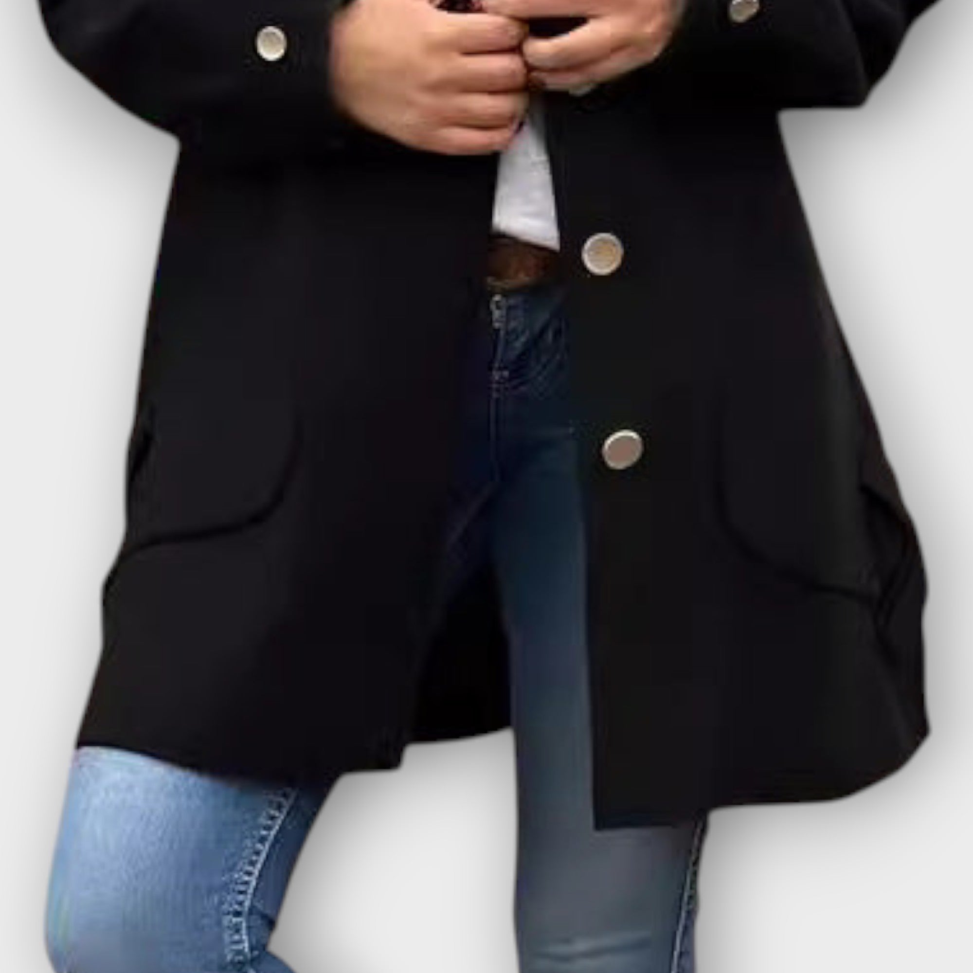 Marion – Manteau mi-long boutonné