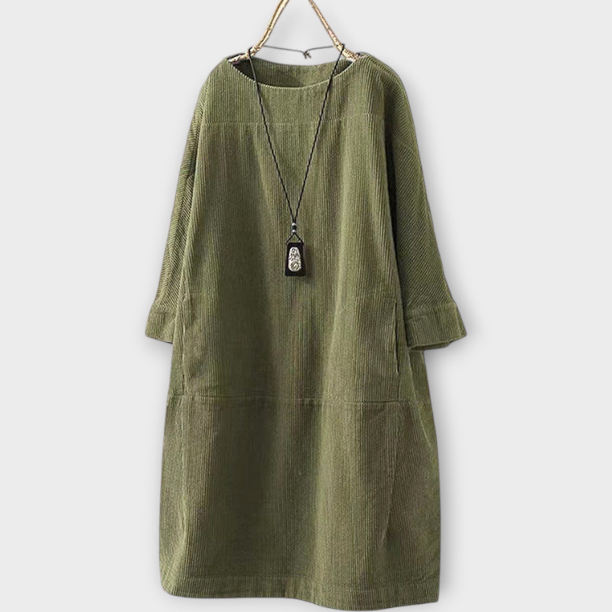 Robe rétro à la coupe décontractée 