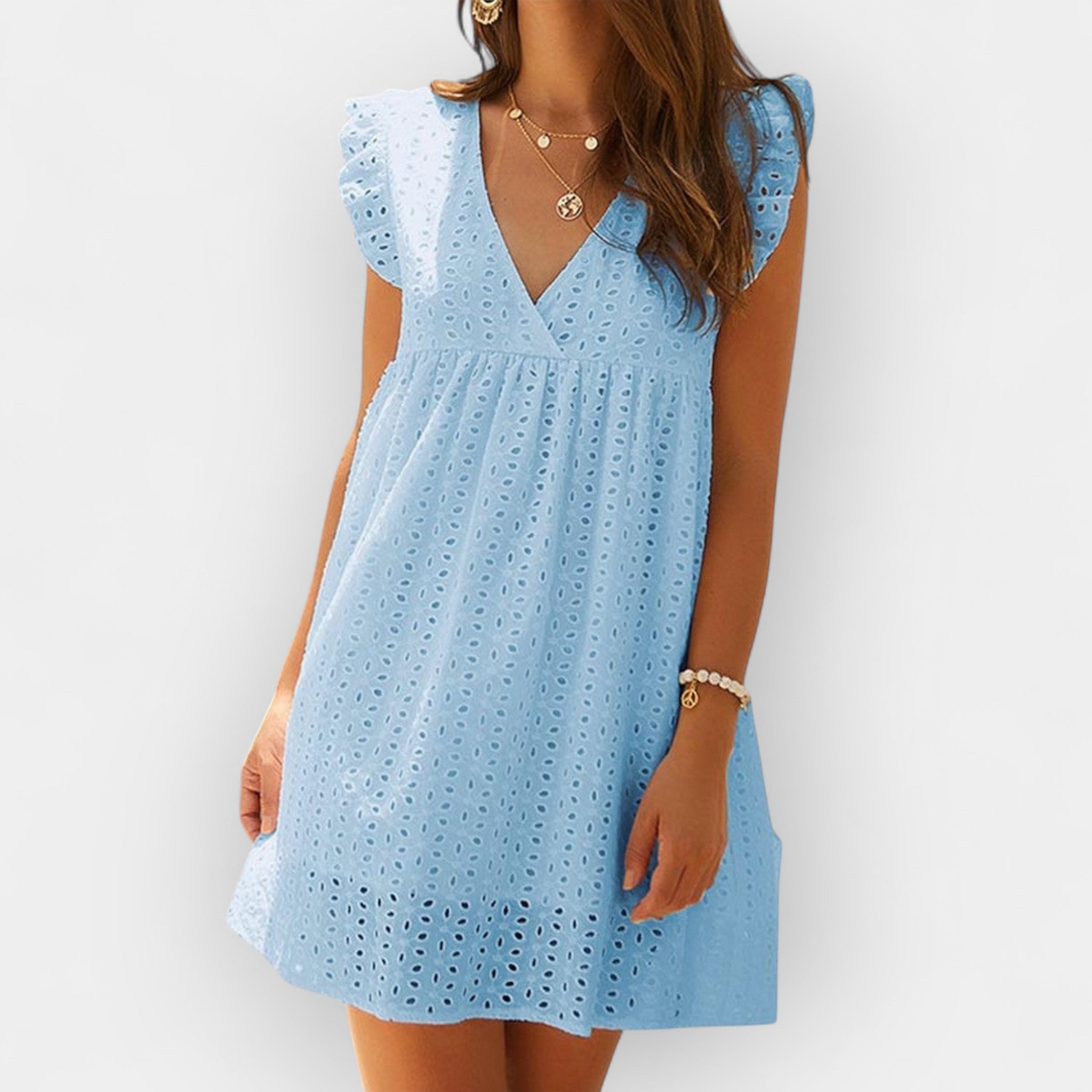 Robe d'été avec short intégré et poches