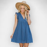 Robe d'été avec short intégré et poches