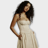 Gesine - Sleeveless Corset Midi Dress