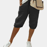 Pantalon élégant en lin pour femme