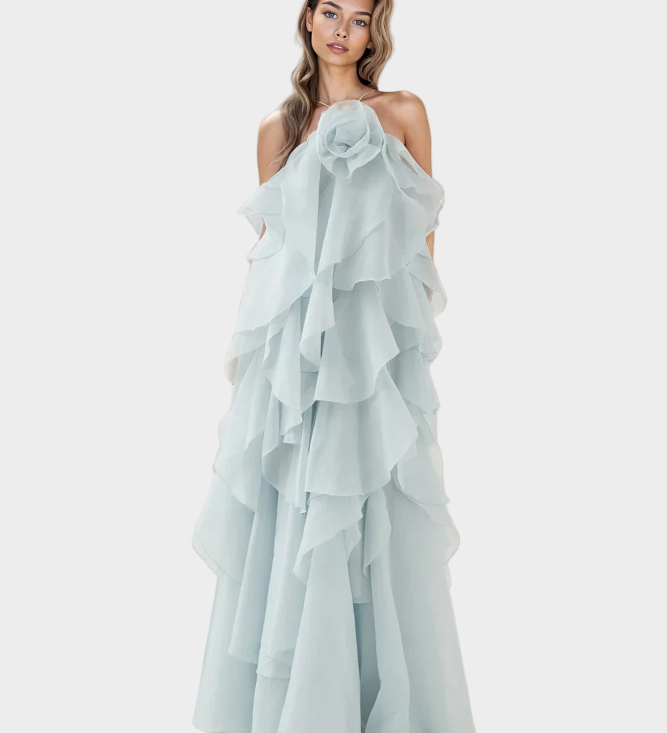 Marcelline – Robe longue romantique à allure aristocratique