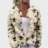 Elegant Knitted Gilet with Design