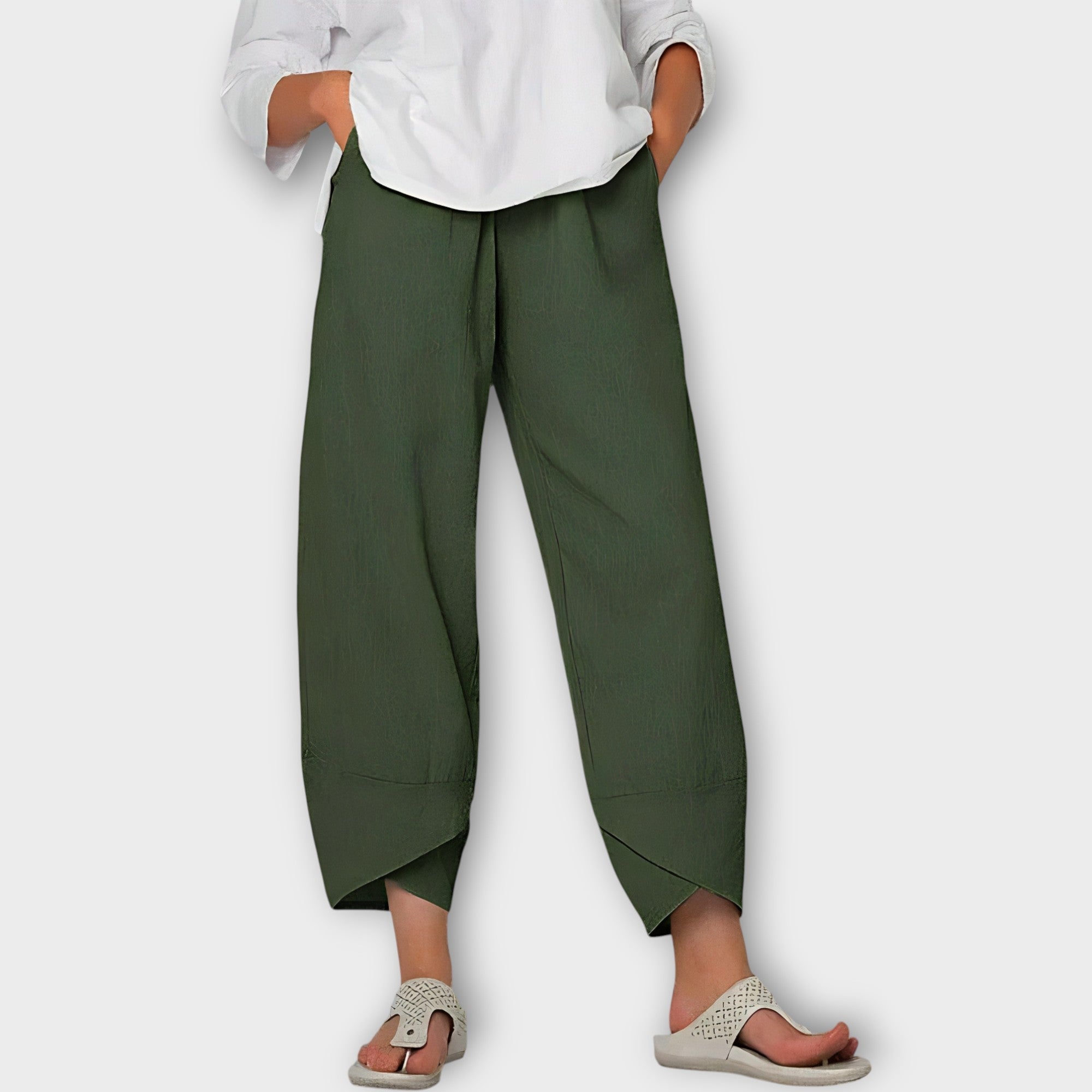 Pantalon élégant en lin