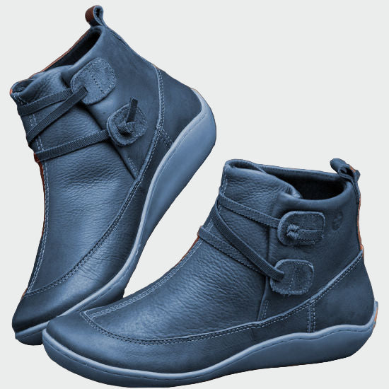 Bottines orthopédiques haut de gamme en cuir