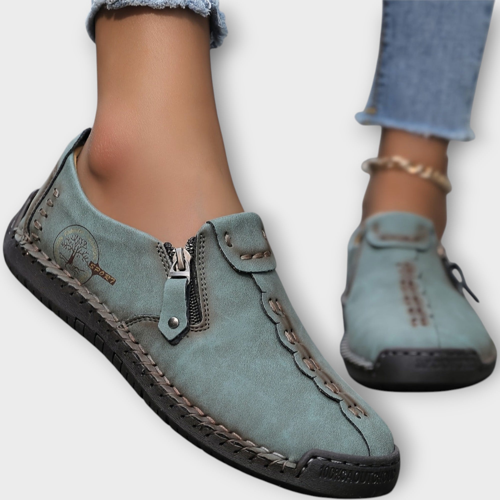 Mocassins en cuir souple