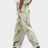 Pantalon décontracté imprimé