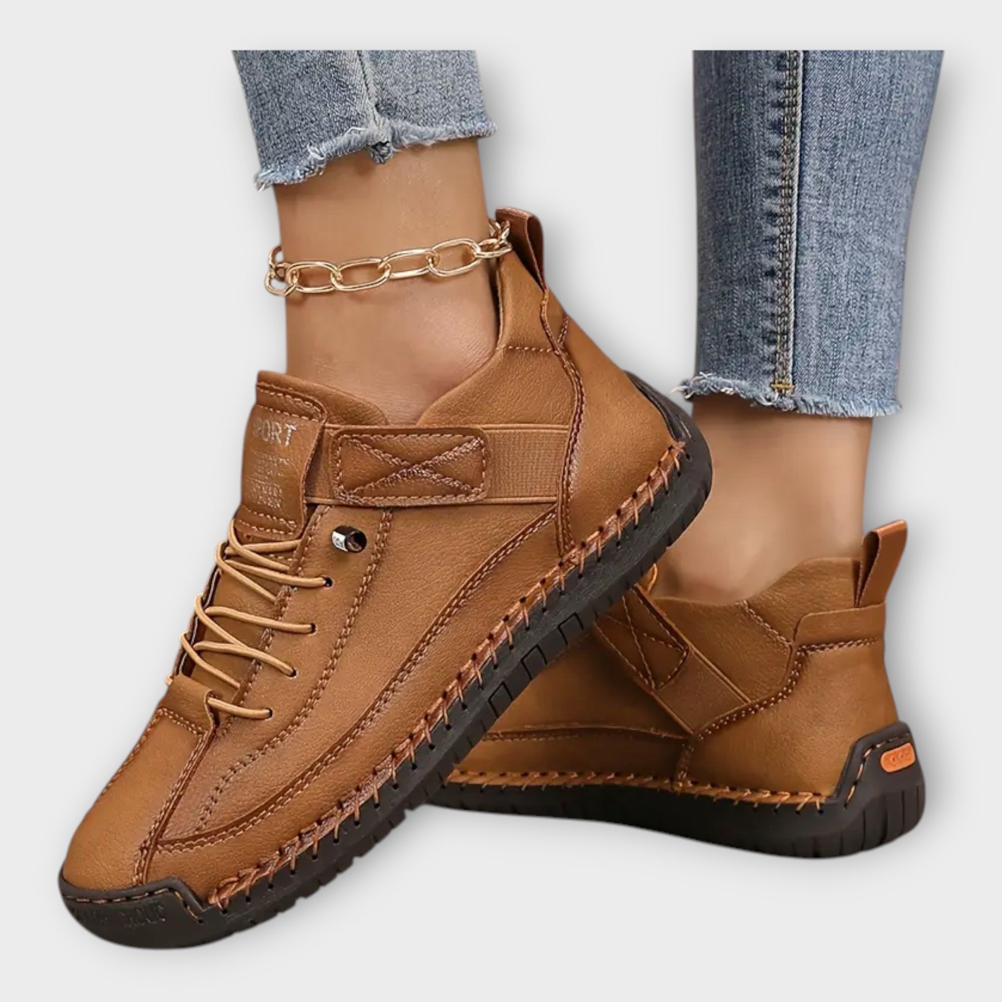 Chaussures de sport en cuir