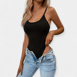 Body avec fines bretelles réglables