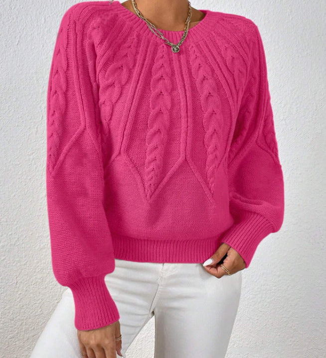 Pull Elsie - Classique en maille torsadée pour femme