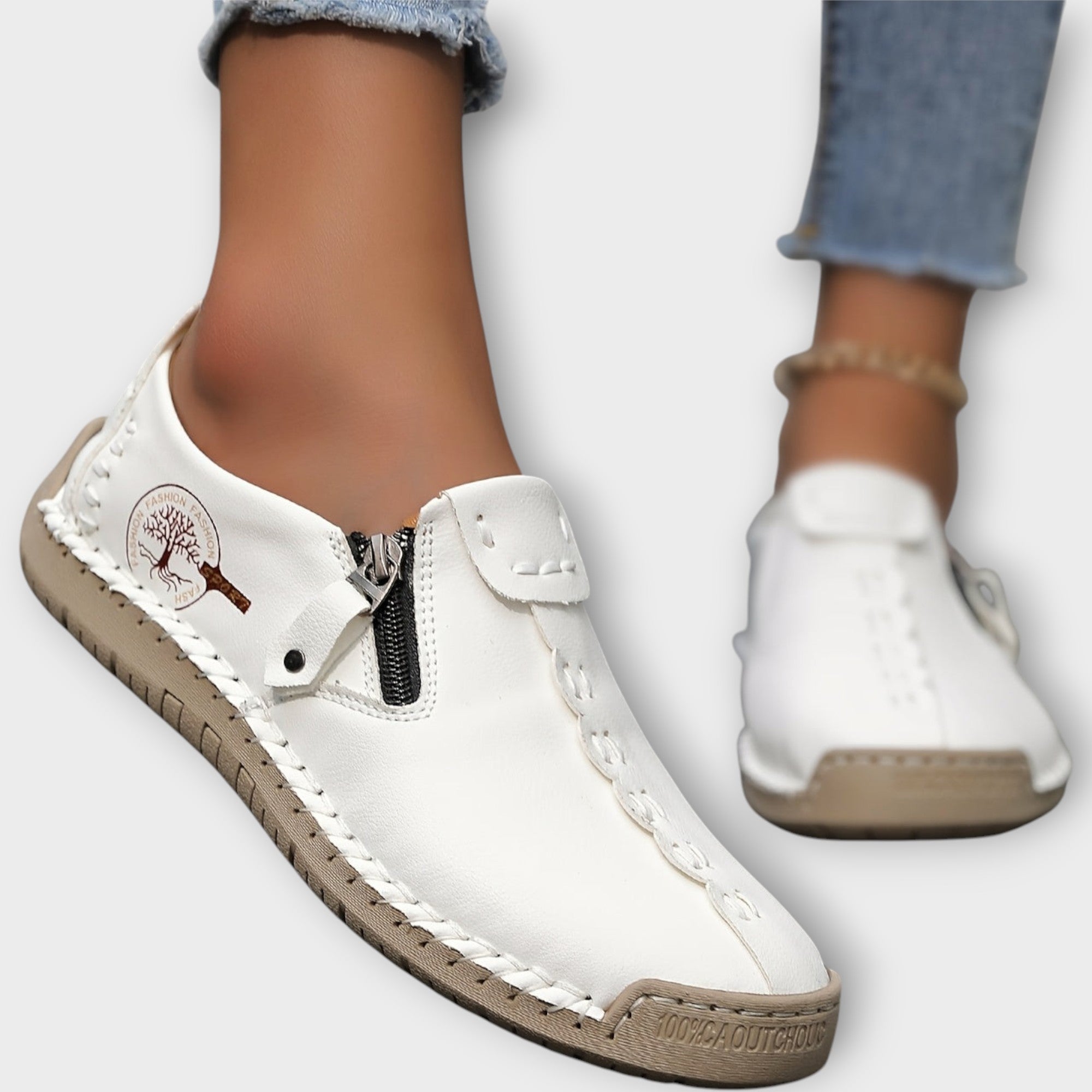 Mocassins en cuir souple