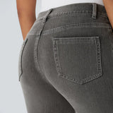 Pantalon taille haute élastique et confortable