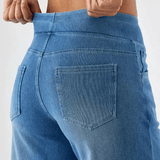 Pantalon confortable à taille élastiquée