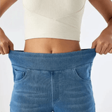 Pantalon confortable à taille élastiquée