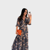 Robe fleurie confortable