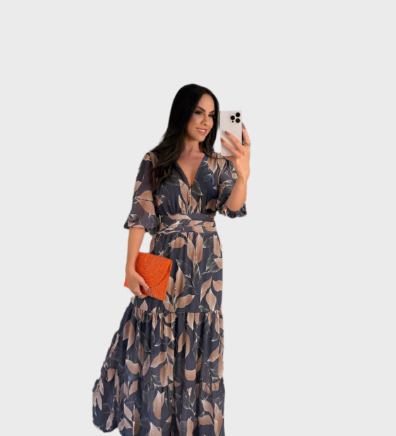 Robe fleurie confortable