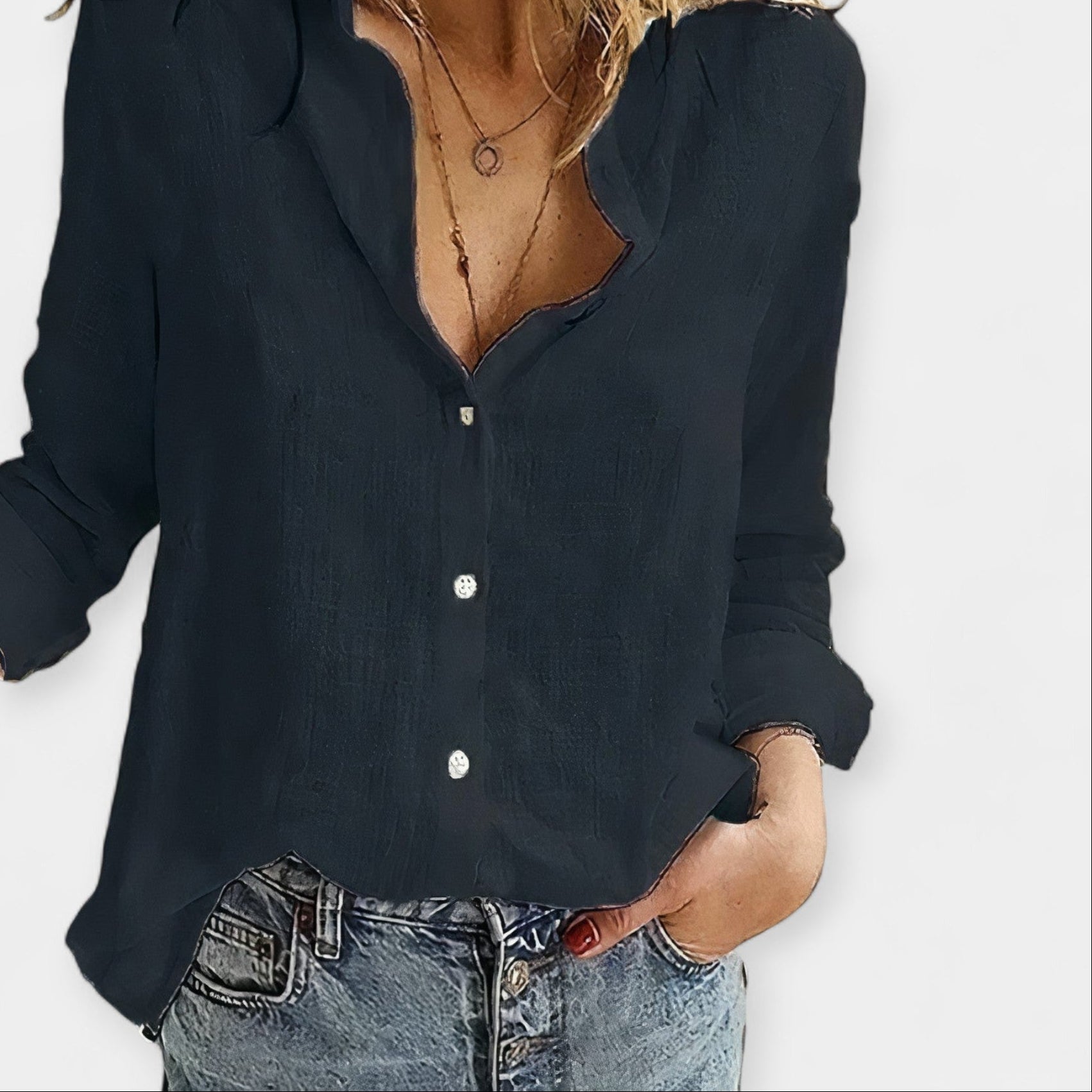 Blouse en lin confortable
