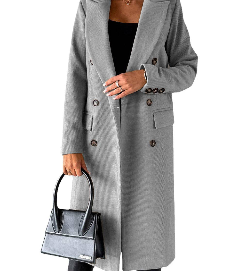 Judith – Manteau élégant classique à ceinture