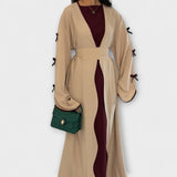 Maeve – Ensemble robe et cardigan à détails rayés