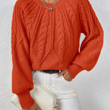 Pull Elsie - Classique en maille torsadée pour femme