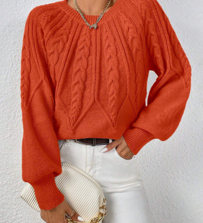 Pull Elsie - Classique en maille torsadée pour femme