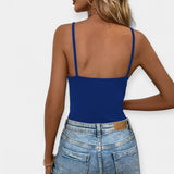 Body avec fines bretelles réglables