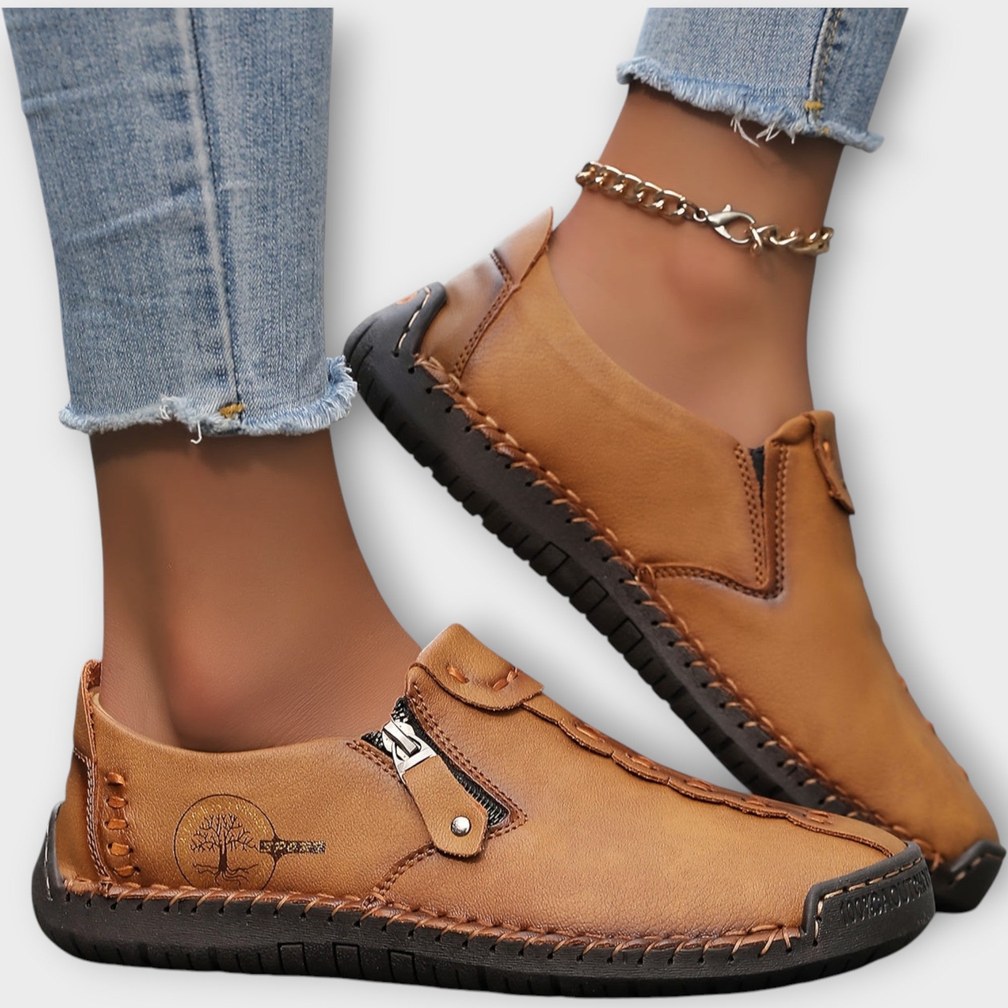 Mocassins en cuir souple