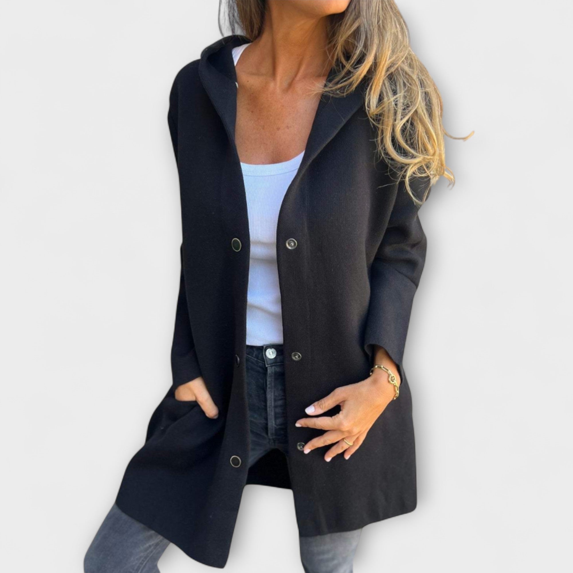 Jasmin – Veste femme sport-chic à capuche