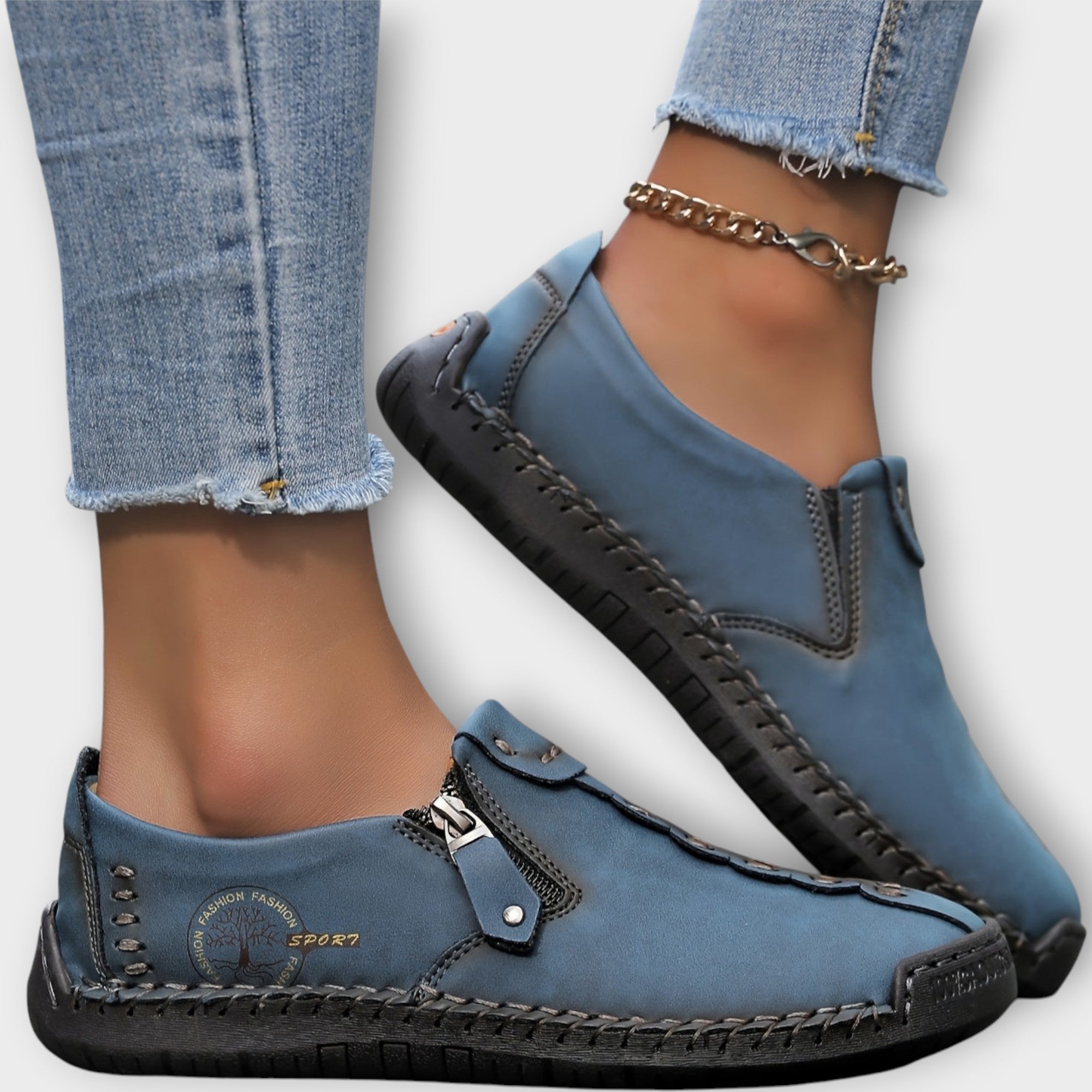 Mocassins en cuir souple