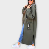 Urban – Manteau long à capuche au style urbain