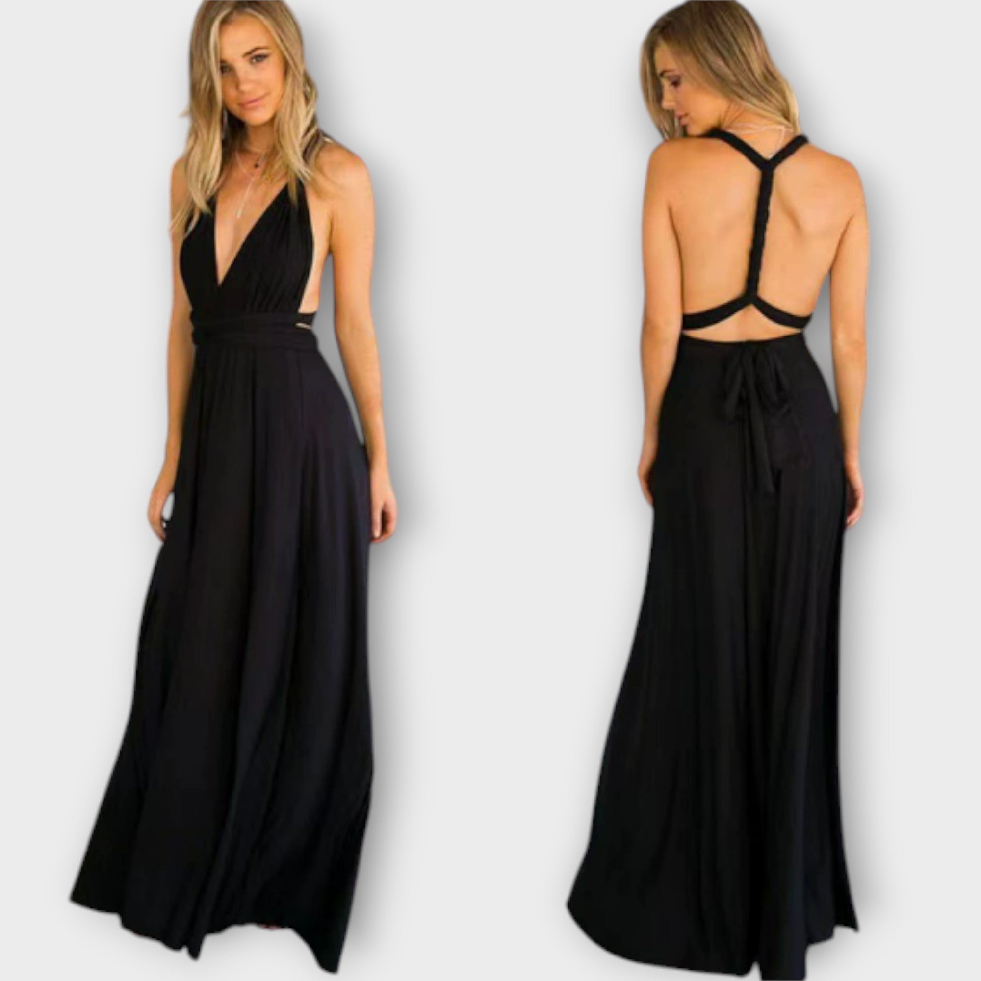 Robe longue portefeuille Zara