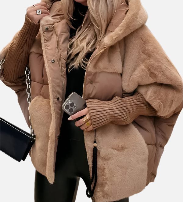 Ava – Doudoune élégante à doublure teddy