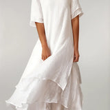 Robe Maya à volants élégants