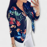 Kaelin – Bomber stylé à motif floral