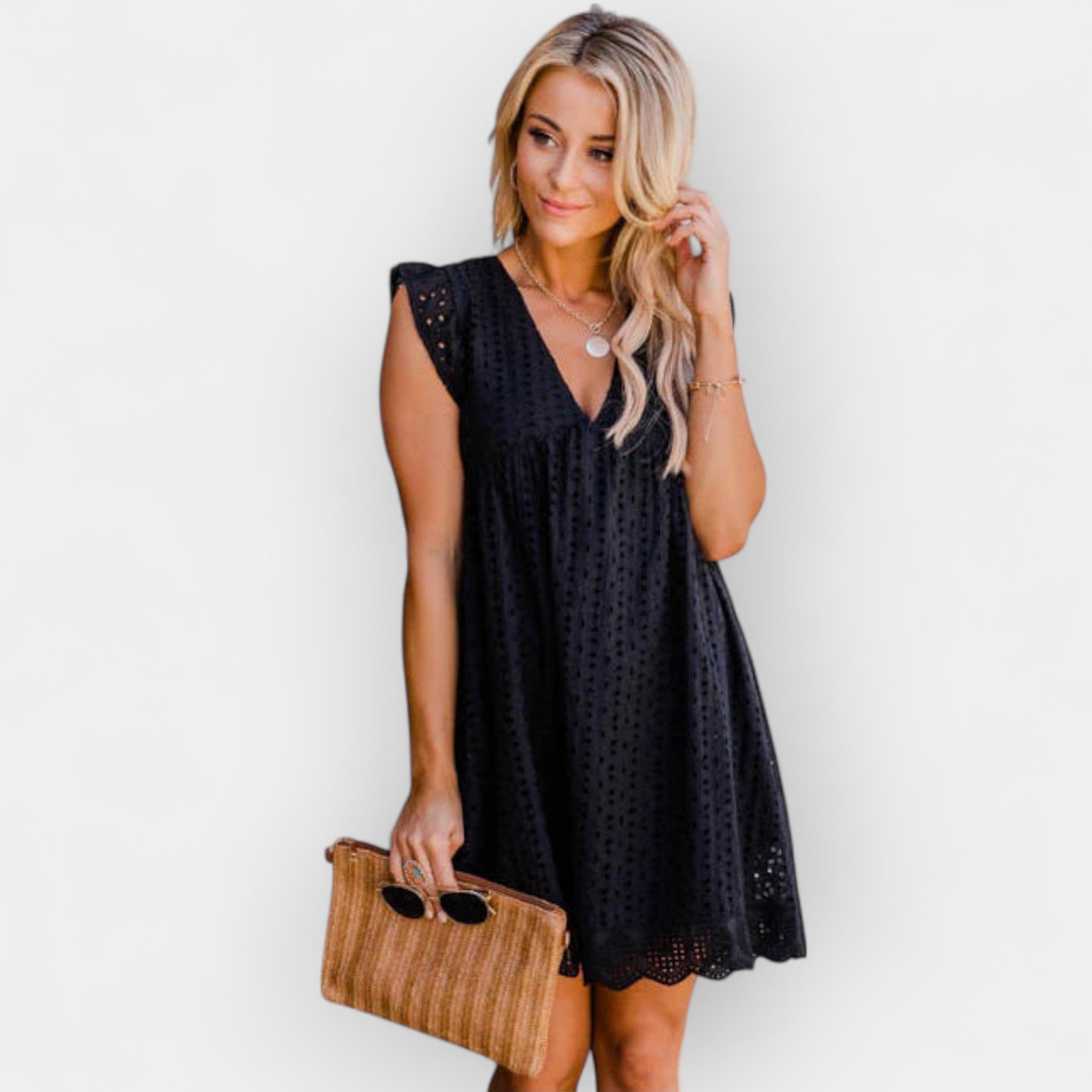 Robe d'été avec short intégré et poches