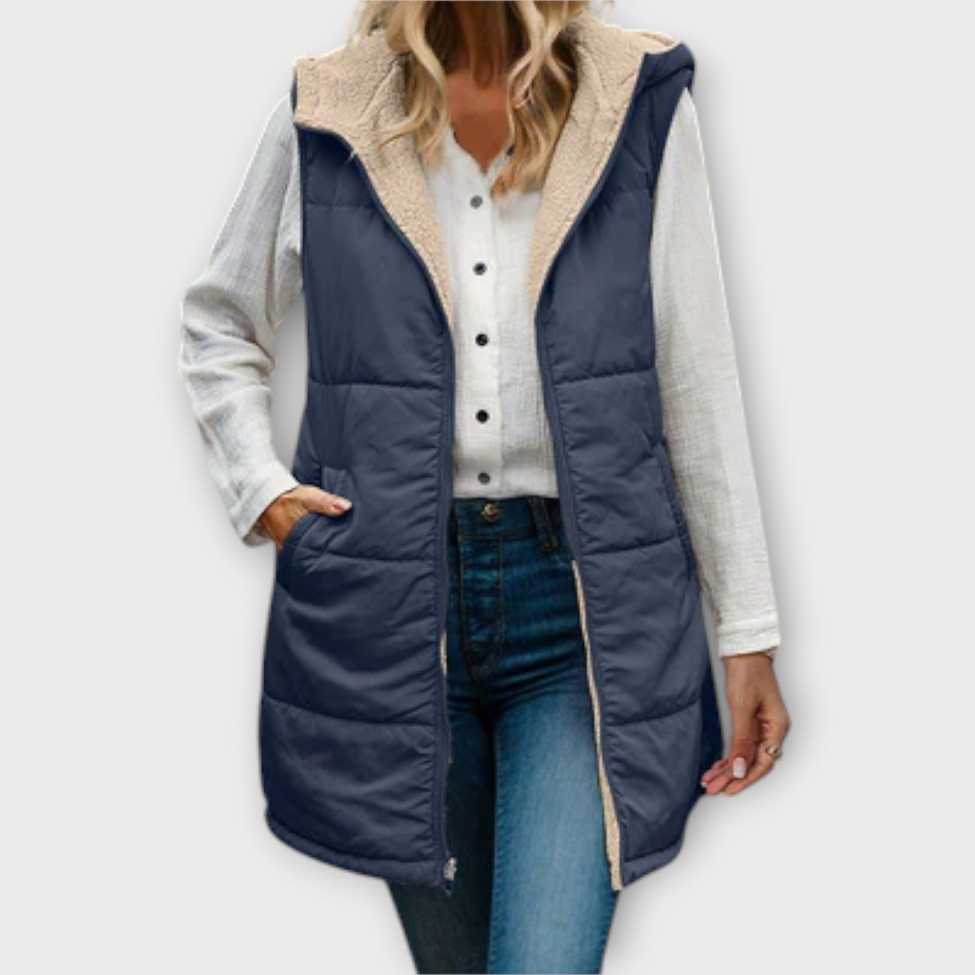 Margaret – Gilet réversible à isolation thermique
