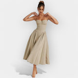 Soléa – Robe midi estivale élégante