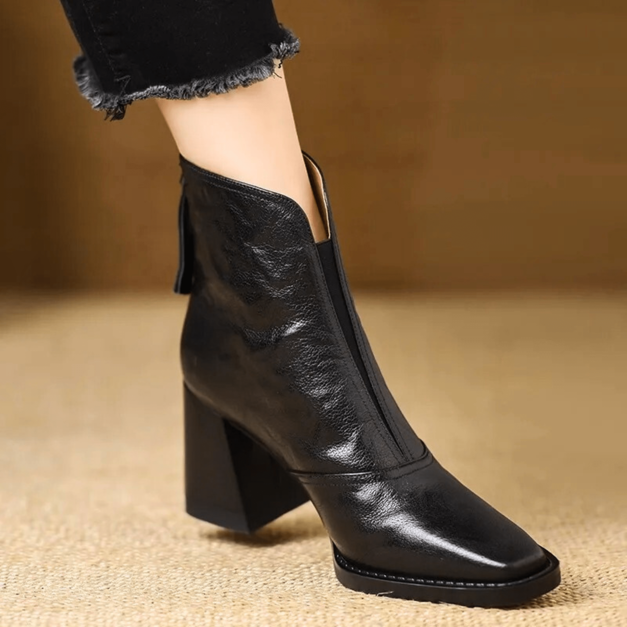 Rosalie™ | Bottines de luxe à talon moyen