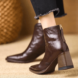 Rosalie™ | Bottines de luxe à talon moyen