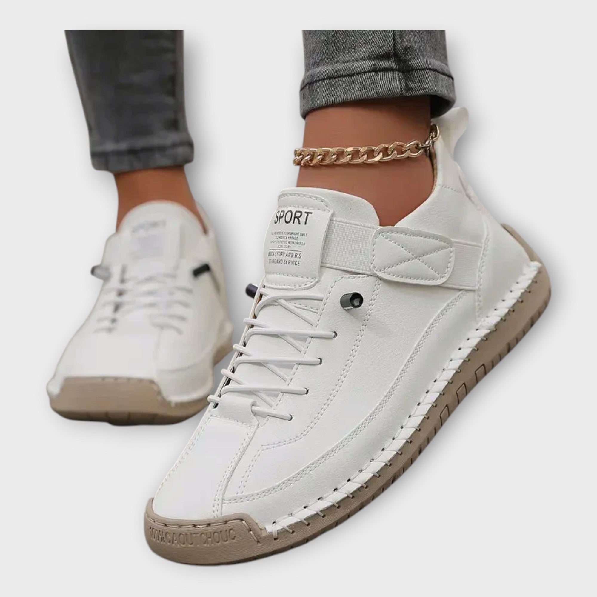 Chaussures de sport en cuir